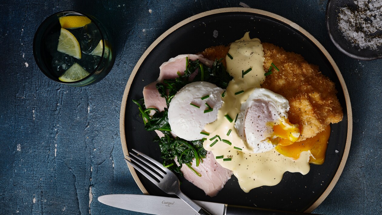 eggs-benny-chicken-schnitzel-recipe