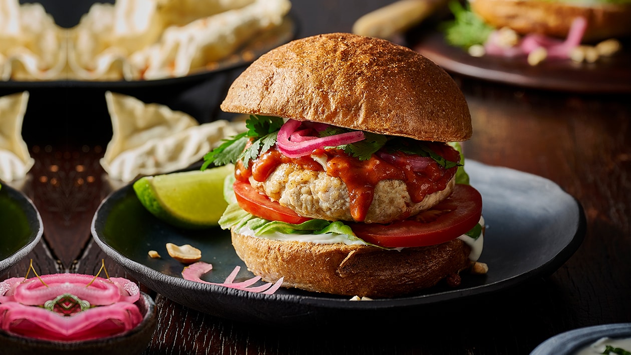 Butter Chicken Burger – Recipe