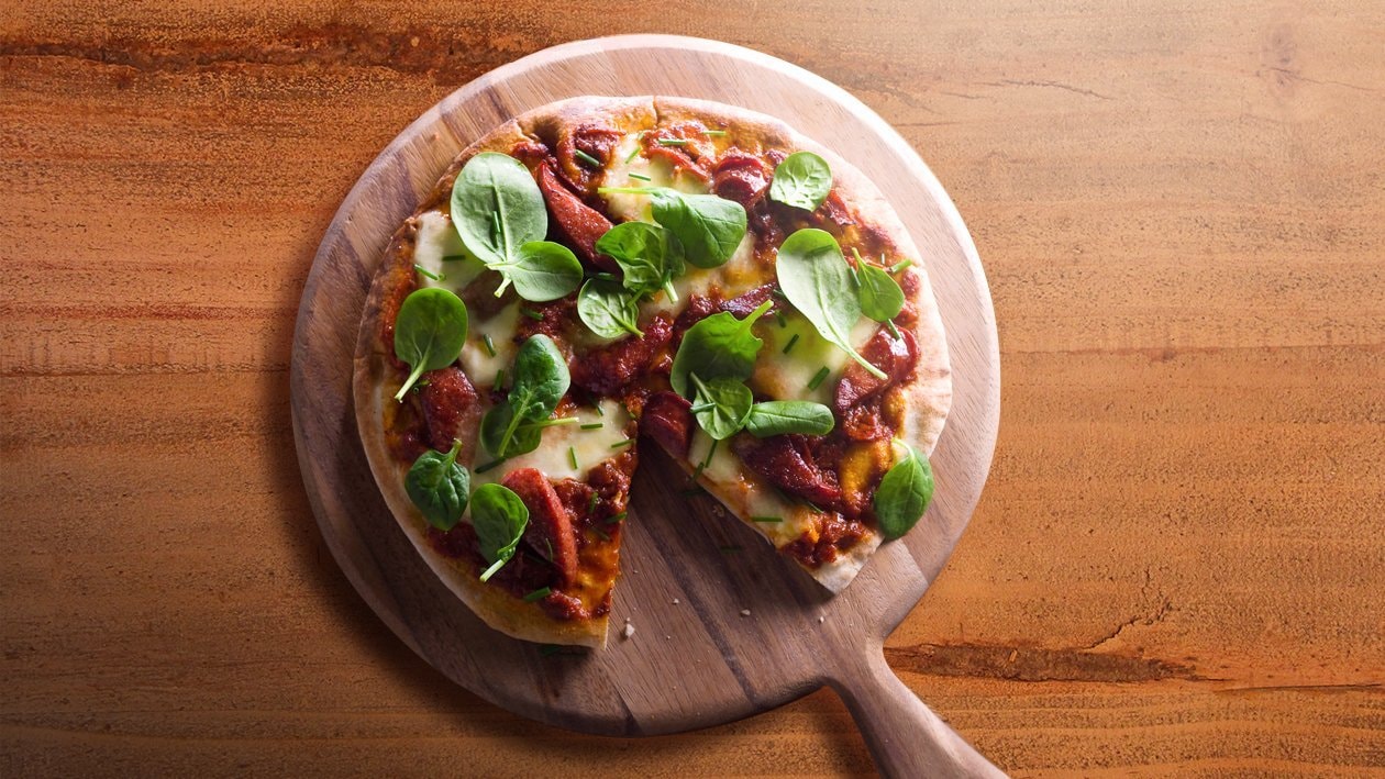 Chorizo and Mozzarella Pizza – Recipe