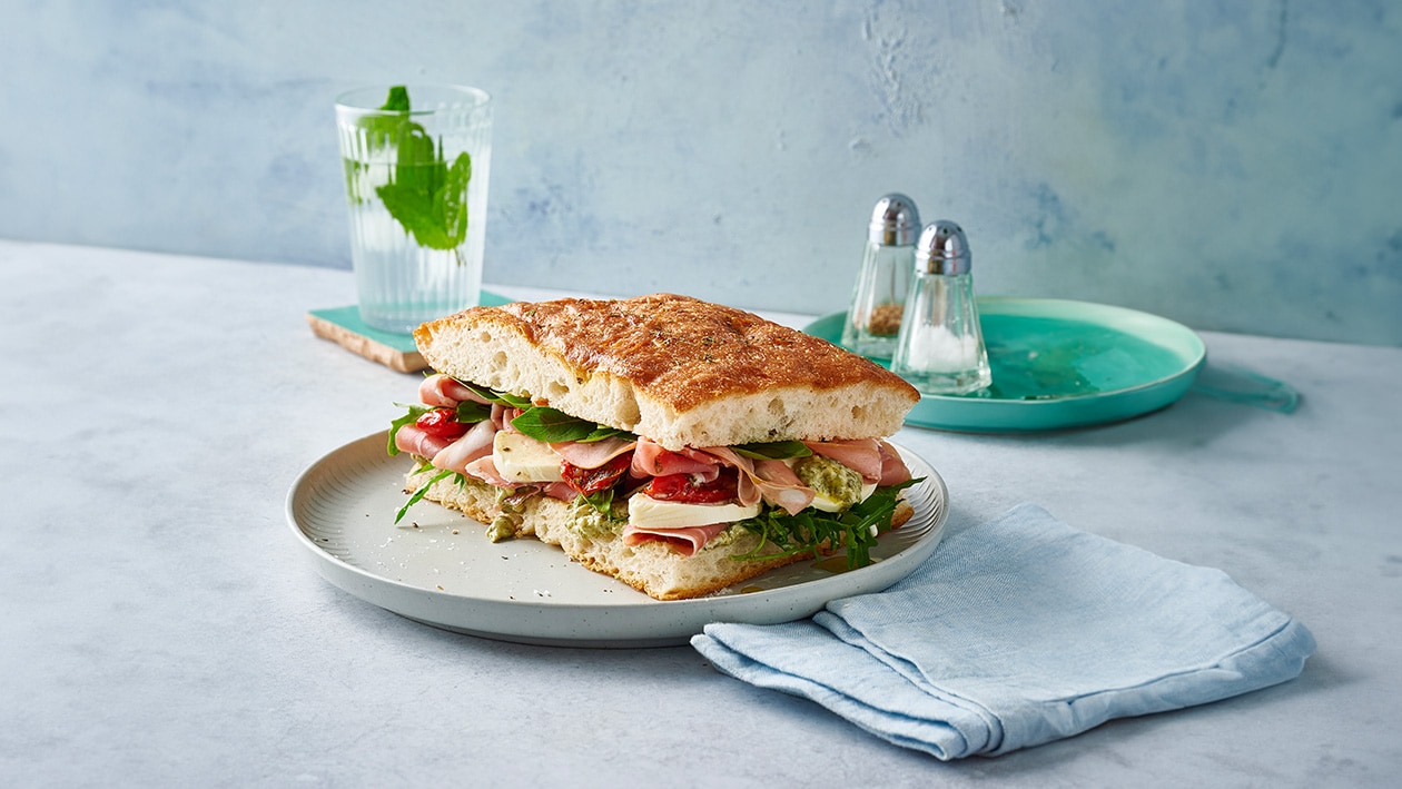 Classic Deli Sandwich on Focaccia – Recipe