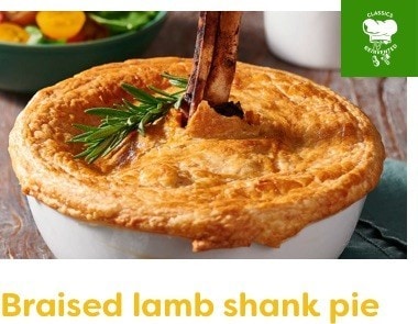 Braised lamb shank pie Braised lamb shank pie