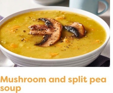 Mushroom and split pea soup Mushroom and split pea soup